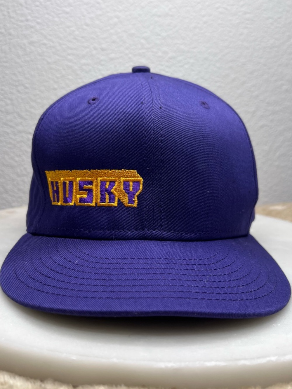 Husky Purple Kids Snapback Hat